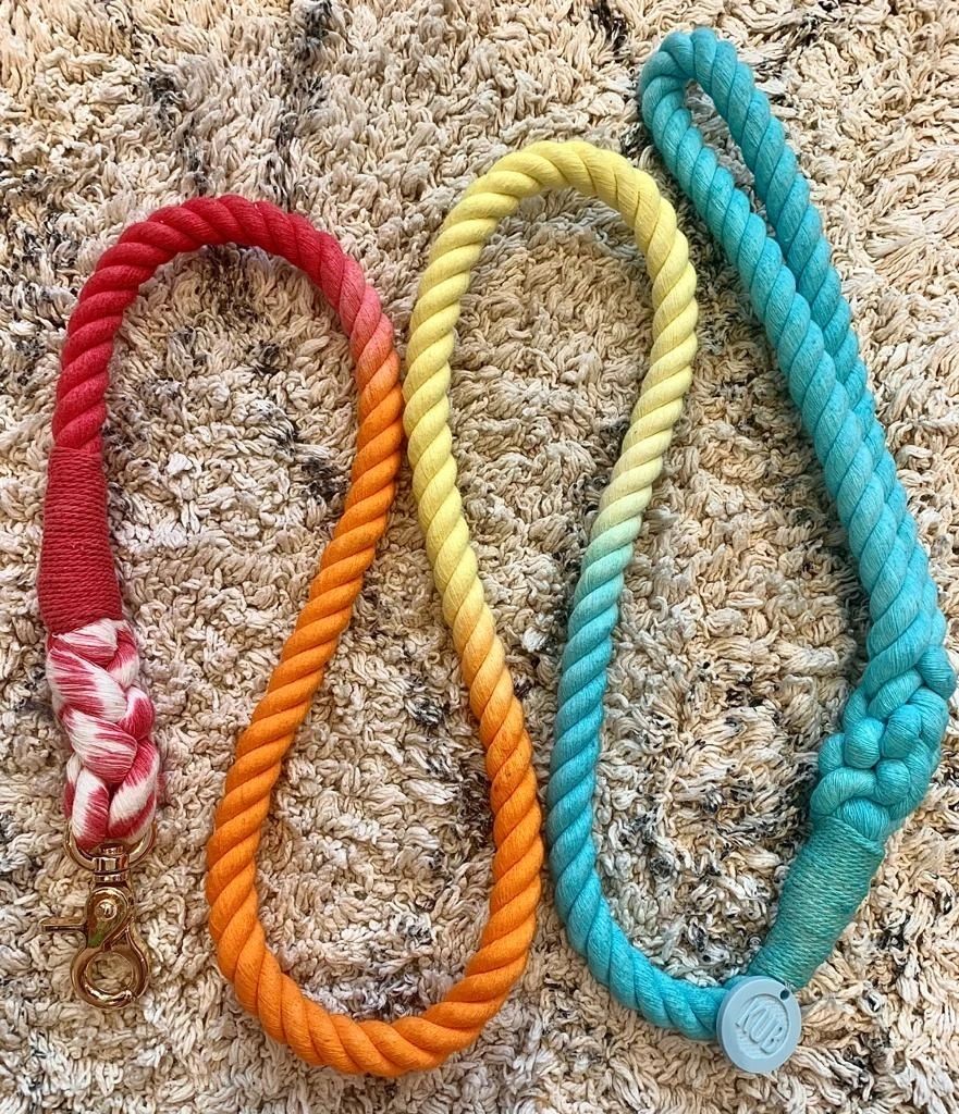 Rope Lead - Rainbow - Kub Dog Wear